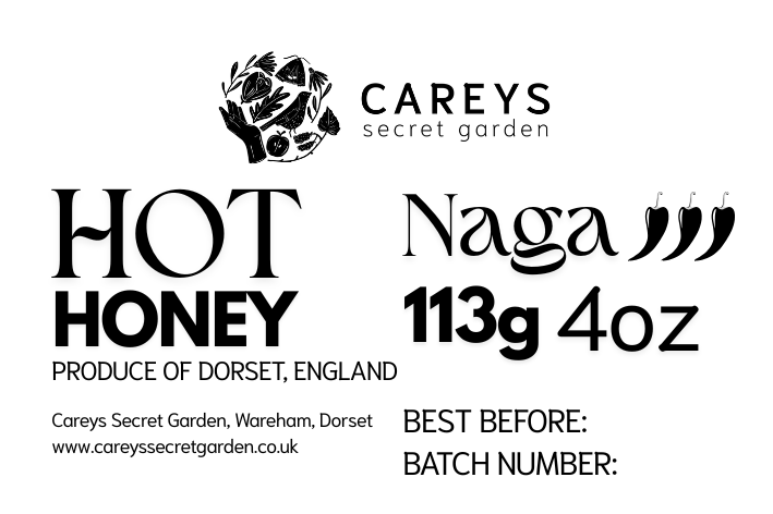 Hot Honey with Naga Chillies