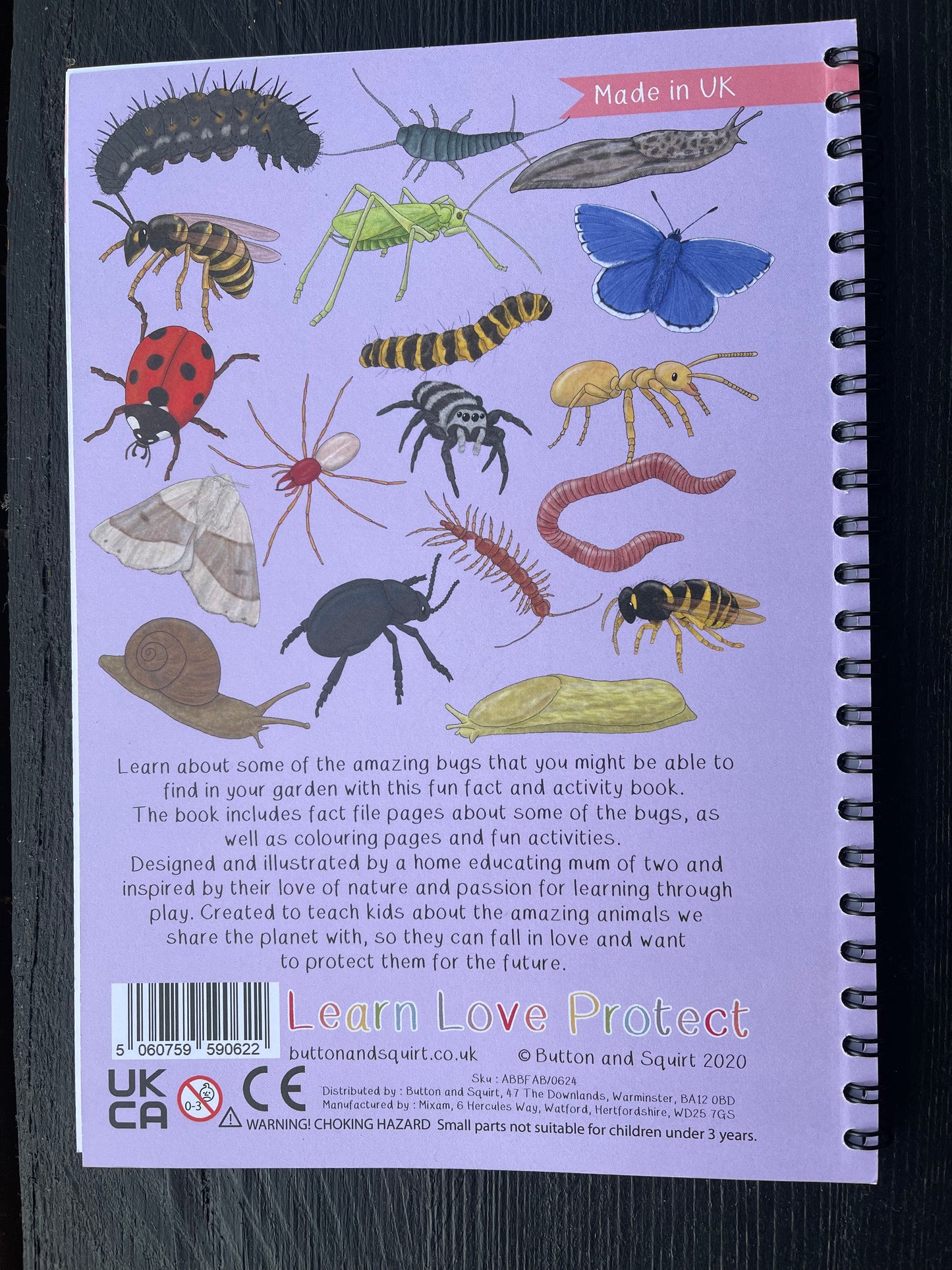 Facts and Activity Books by Button and Squirt