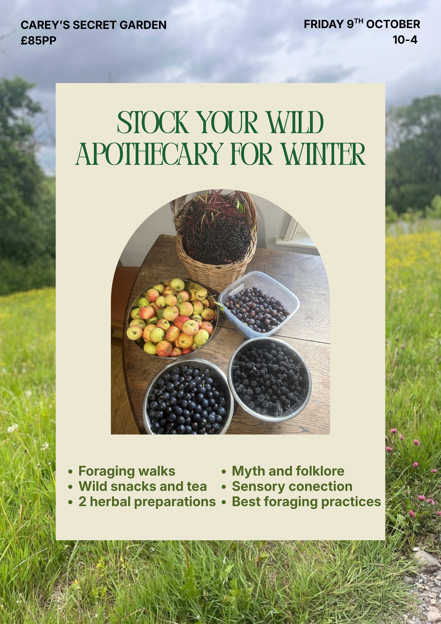 Stock Your Home Apothecary For Winter Workshop Friday 9th October