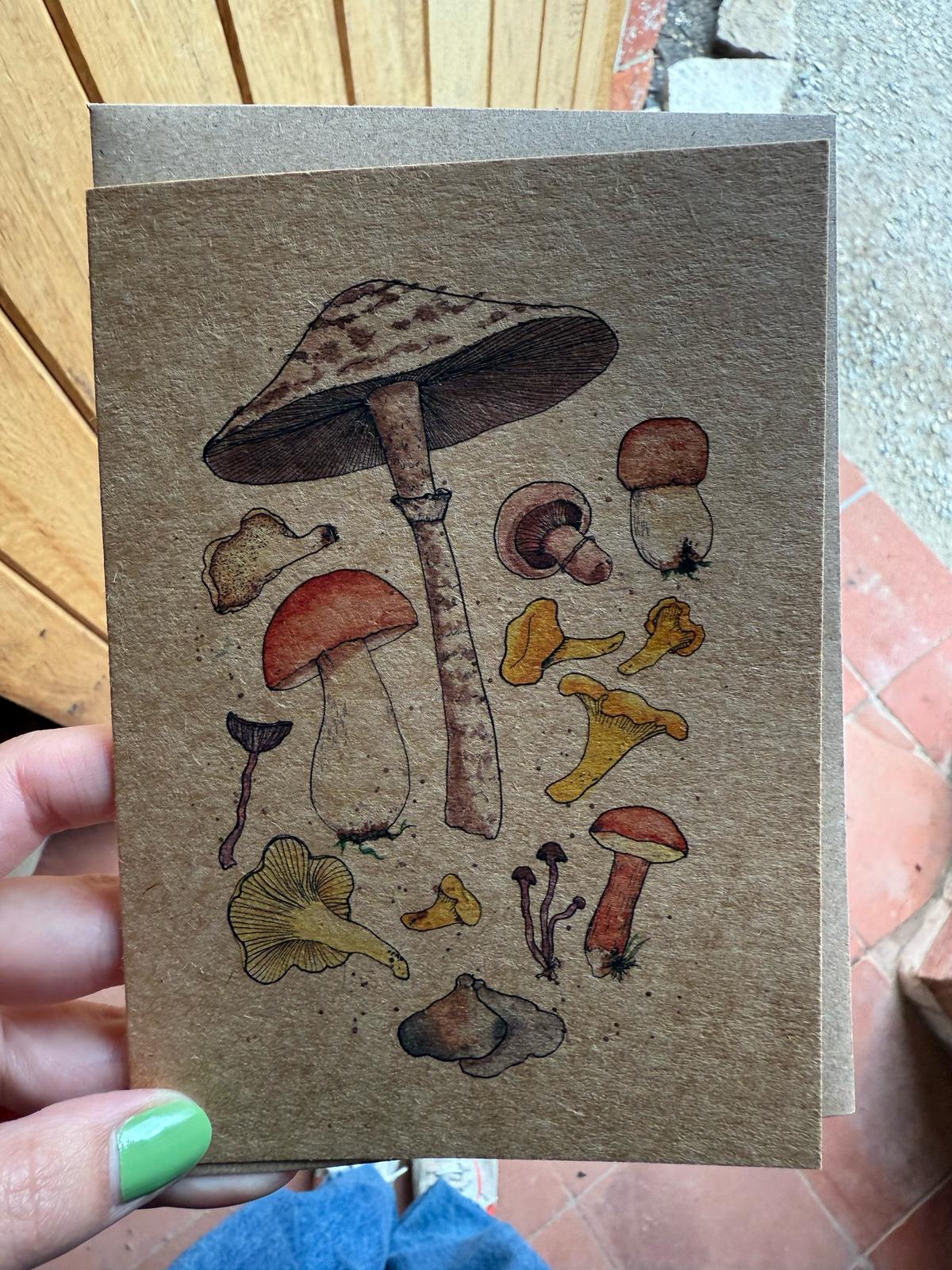 Delphine Jones Fungi Card