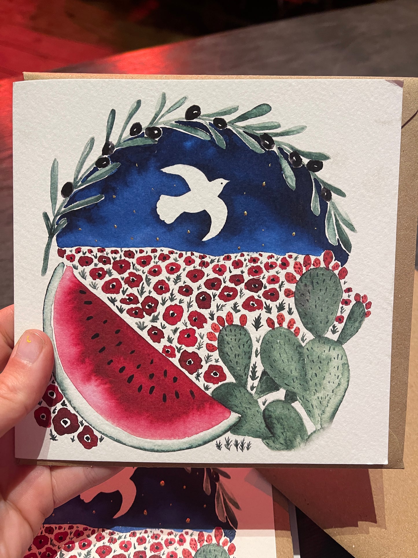 Delphine Jones Peace for Palestine Cards