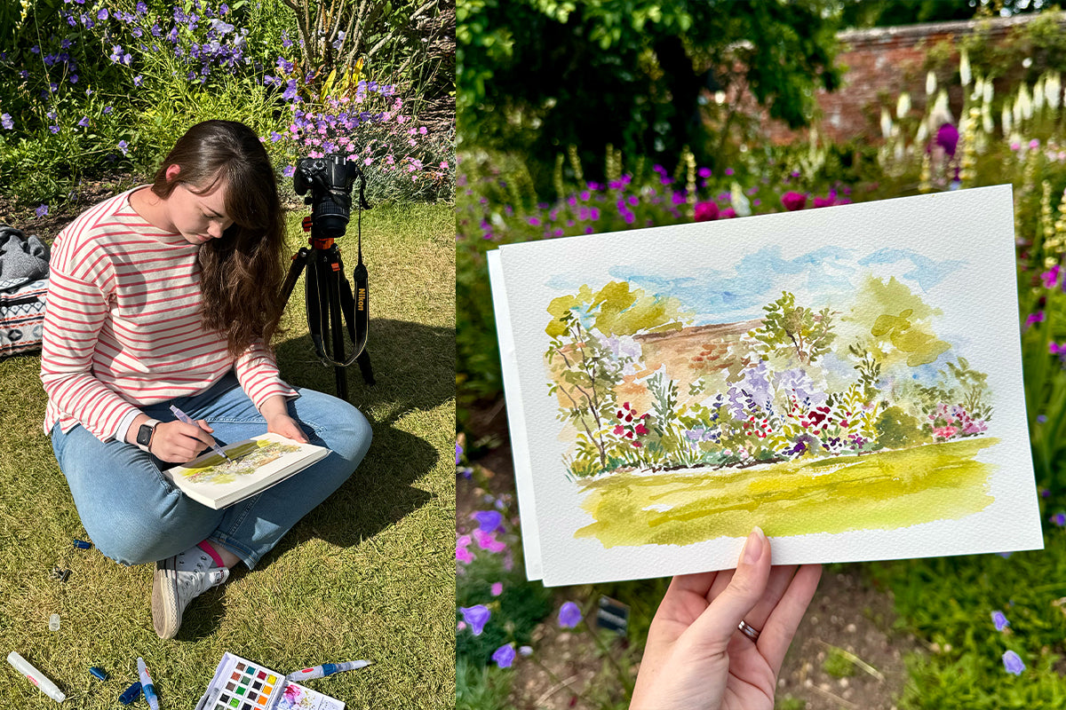 Secret Garden Sketchbooks: A mixed media workshop with Katie Moody Friday 26th Sept 2025