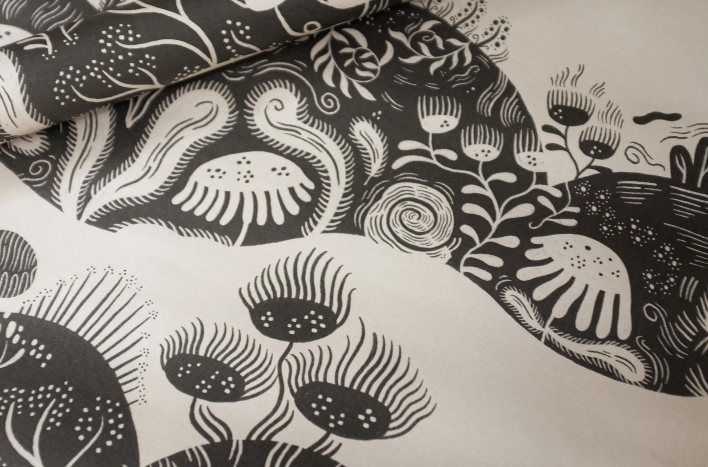 Giftwrap by Lauren Marina featuring a beautiful monochrome design