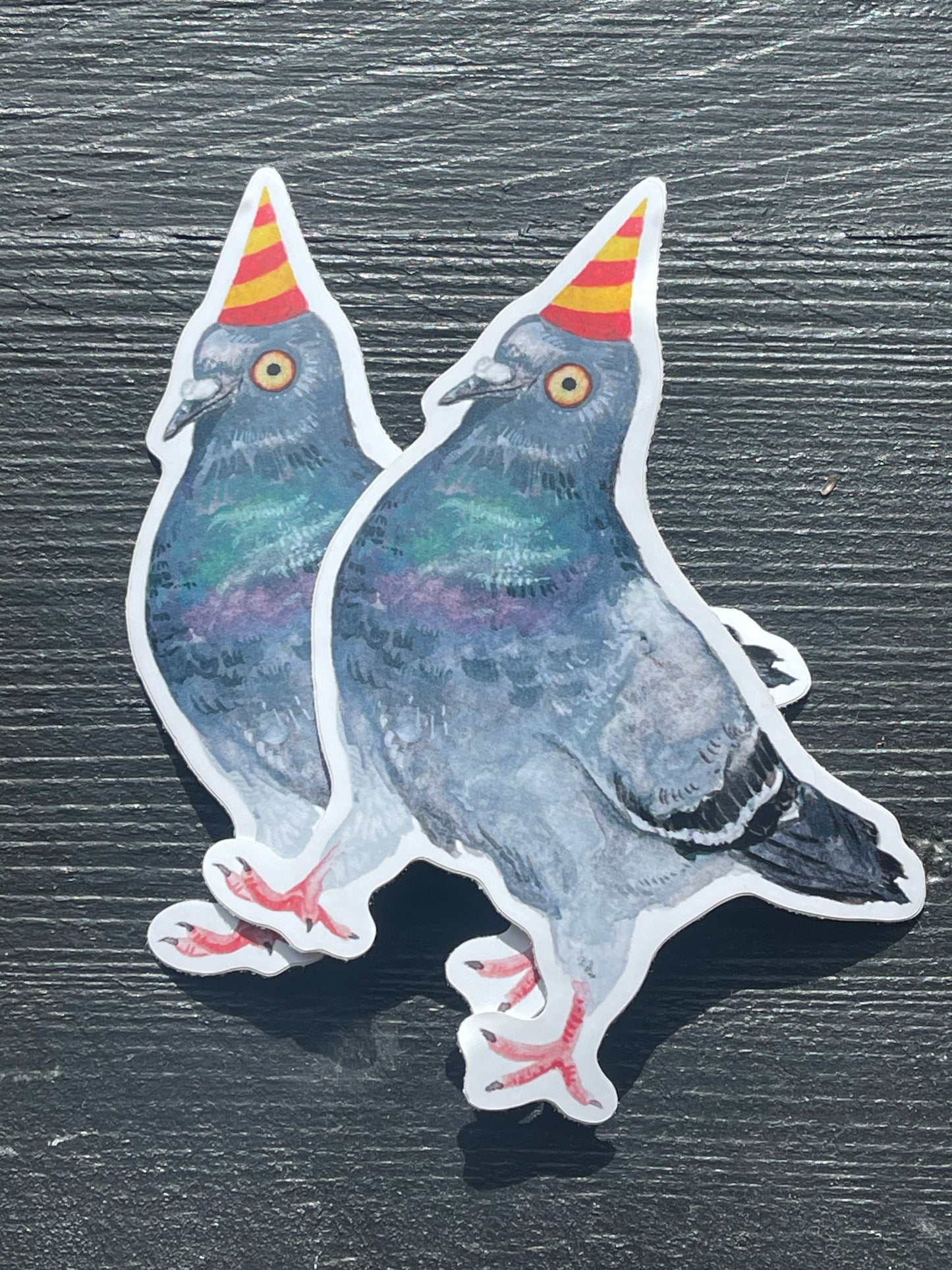 Party Pigeon Sticker by Viv Hughes