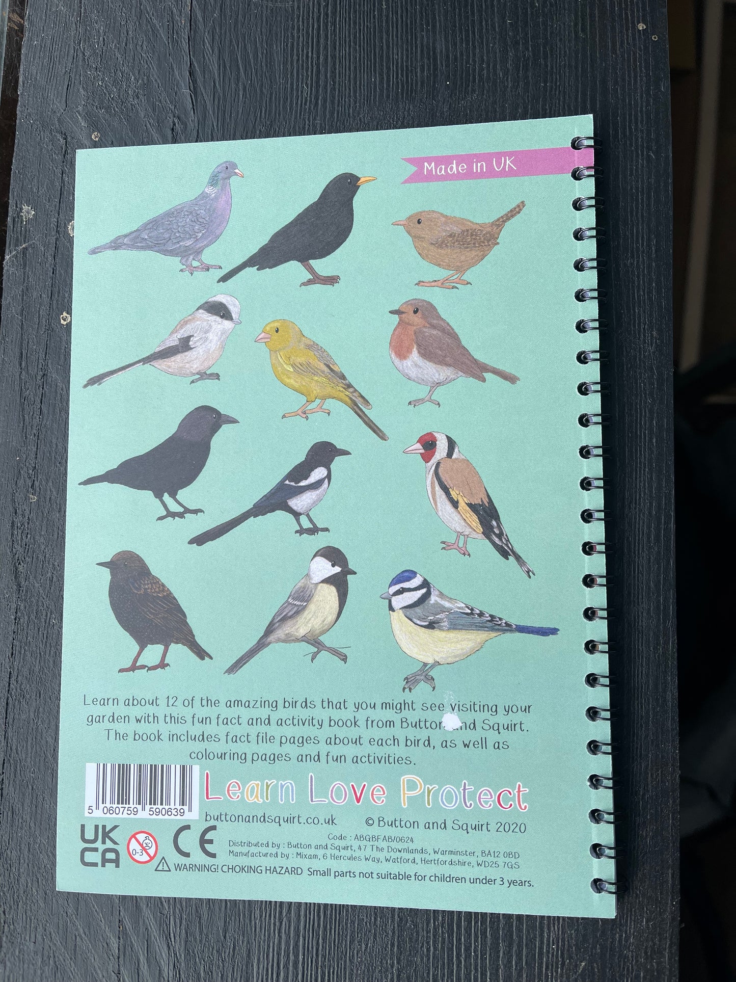 Facts and Activity Books by Button and Squirt