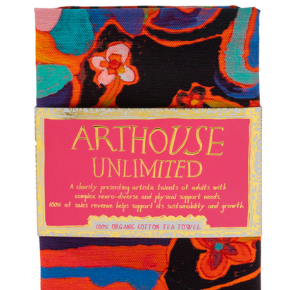 Arthouse Unlimited Tea Towel Psychedelic Dreams