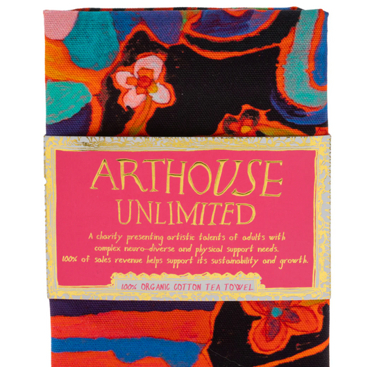 Arthouse Unlimited Tea Towel Psychedelic Dreams