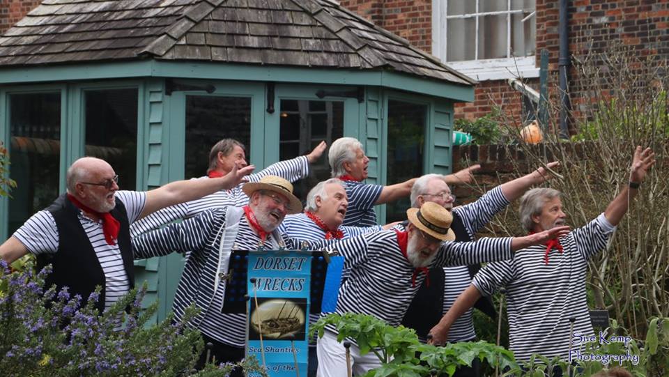 Dorset Wrecks Sea Shanty Gig in the Secret Garden 4th September 2026