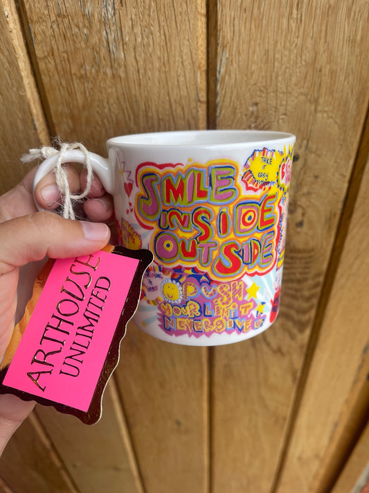 Arthouse Unlimited Full Of Joy China Mug