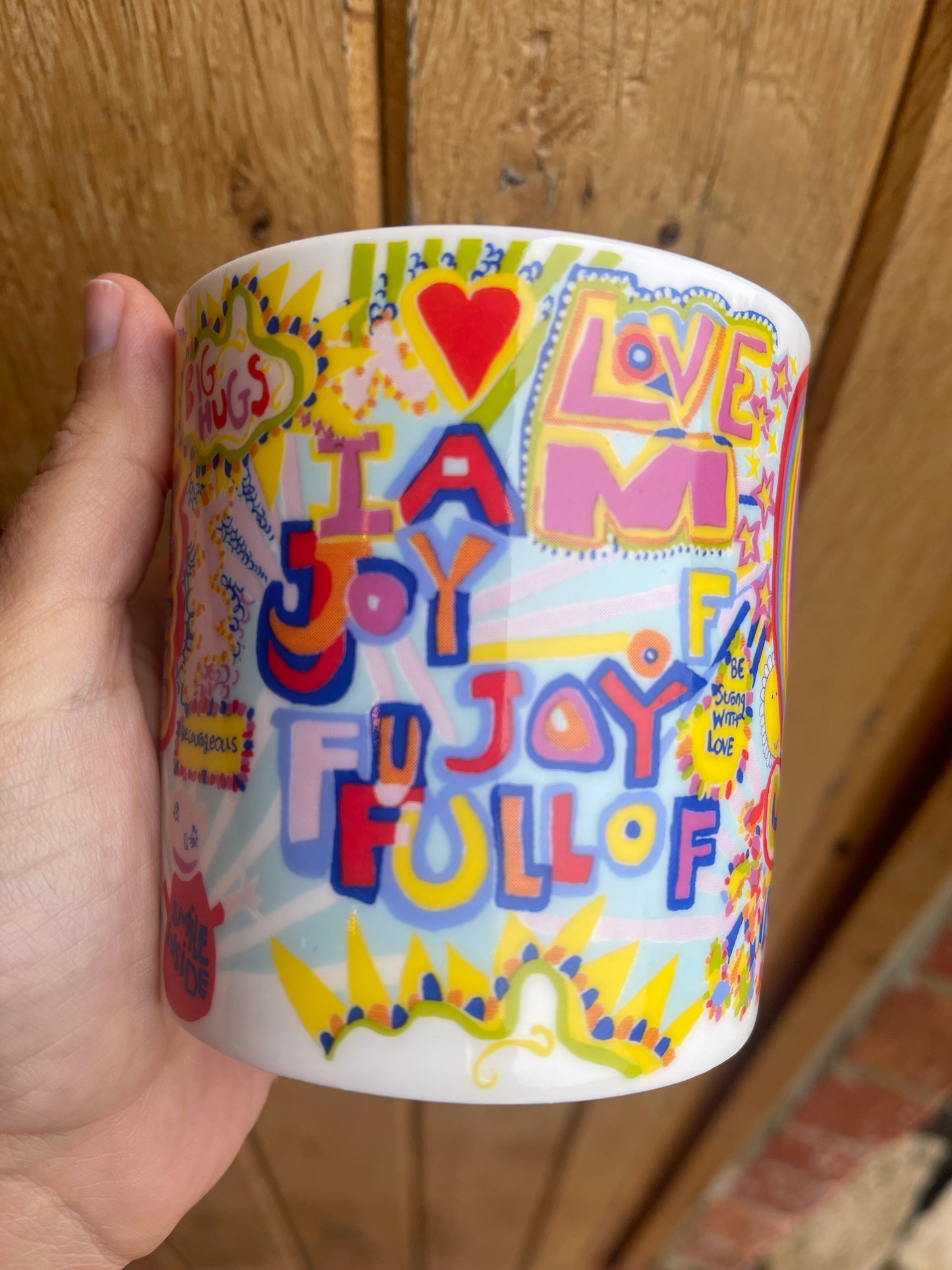 Arthouse Unlimited Full Of Joy China Mug
