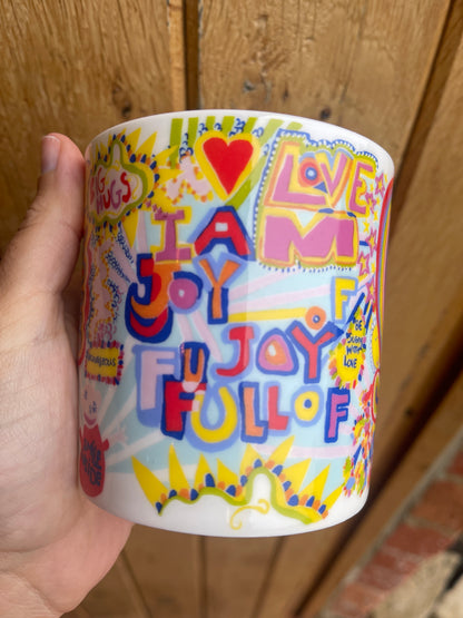Arthouse Unlimited Full Of Joy China Mug
