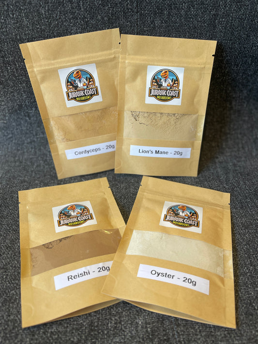 Jurassic Coast Mushroom Powders