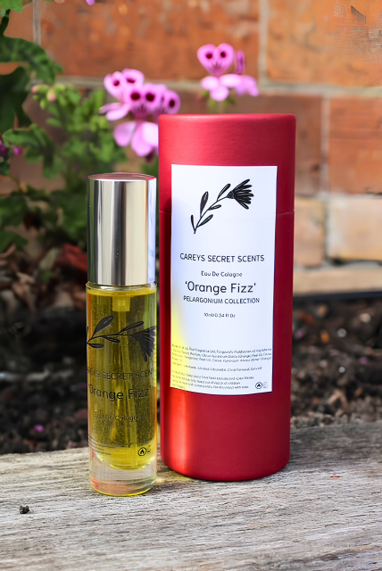 Careys Botanical Fragrances Pelargonium Collection Orange Fizz
