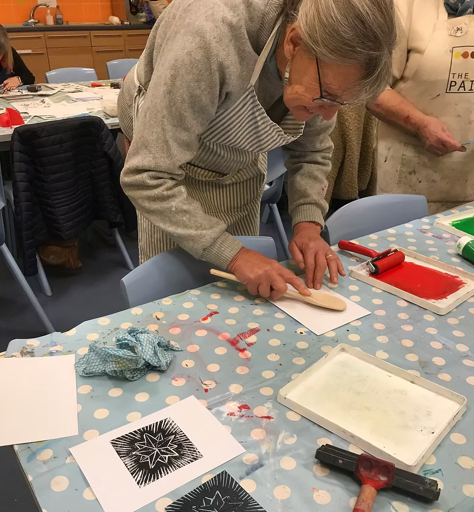 Christmas Lino Printing Workshop Fri 21st Nov 2025