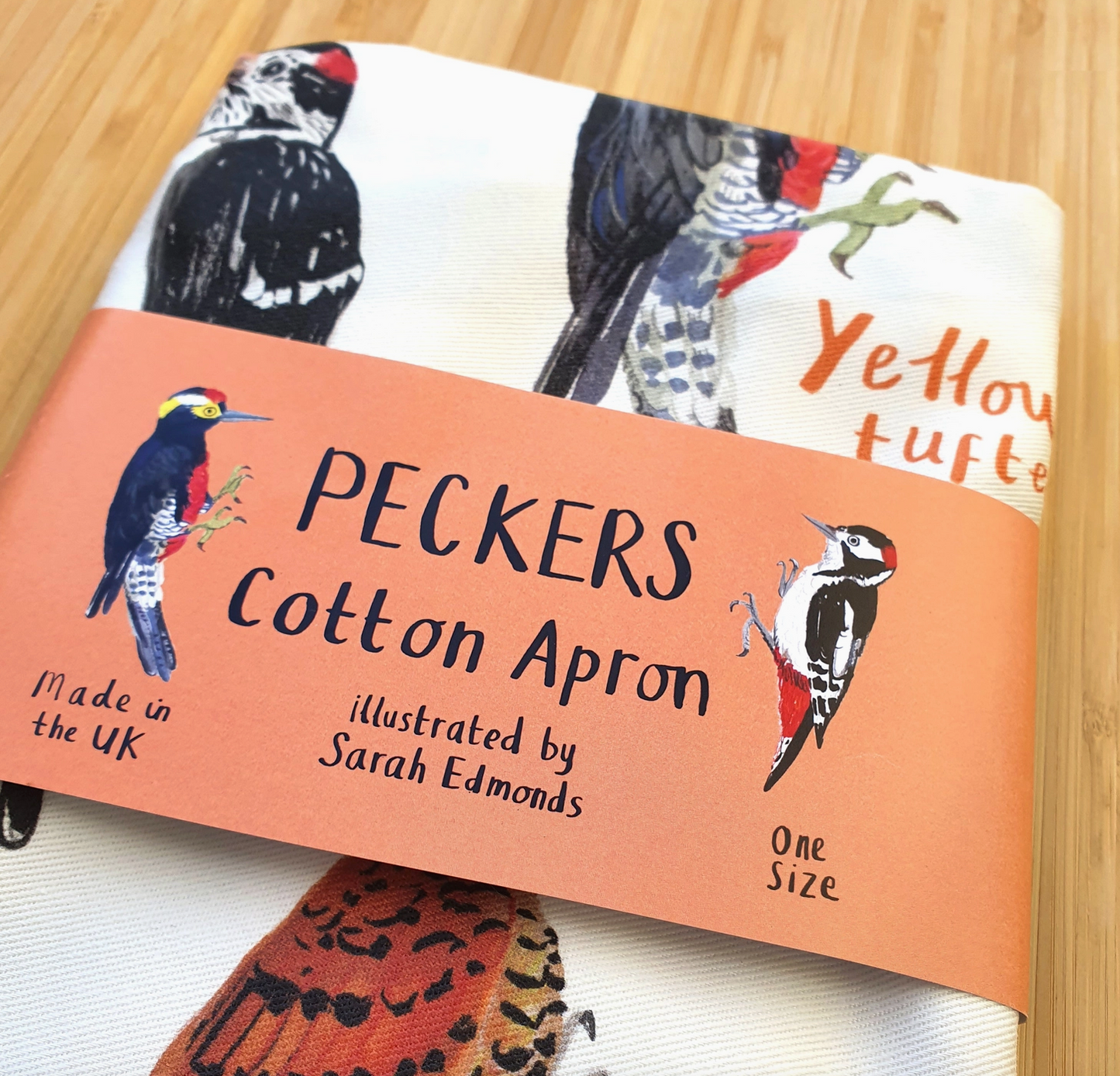 Peckers Apron by Sarah Edmonds Illustration