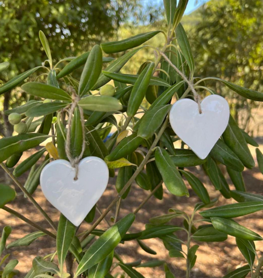Love Welcomes Ceramic Hearts for Palestine Set of 2
