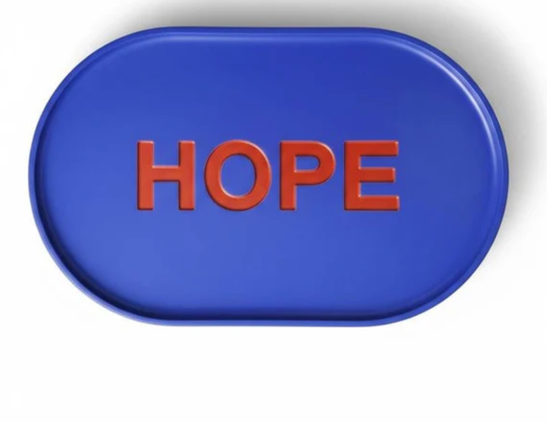 Love Welcome HOPE Handmade Tray