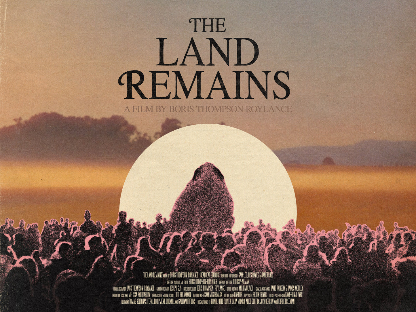 Film Evening: The Land Remains Wed 16th Sept 2026